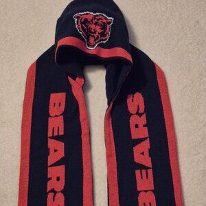 Bears football scarf hoodie